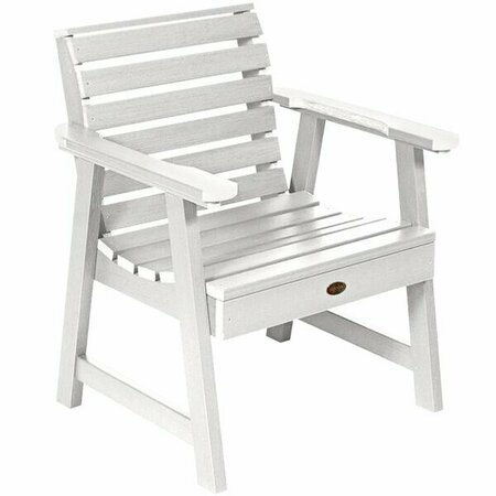 SEQUOIA BY HIGHWOOD USA CM-CHGSQ02-WHE Glennville White Faux Wood Outdoor Arm Chair 432CMCHSQ02W